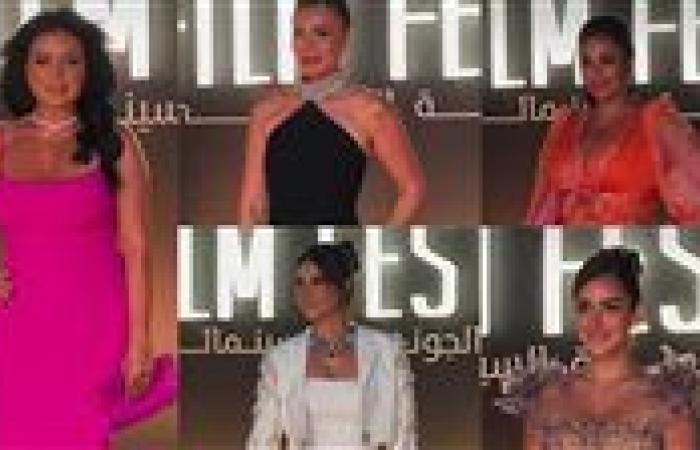 أمينة خليل ورانيا يوسف وروجينا.. إطلالات مبهرة للنجمات في ثاني أيام مهرجان الجونة السينمائي|صور