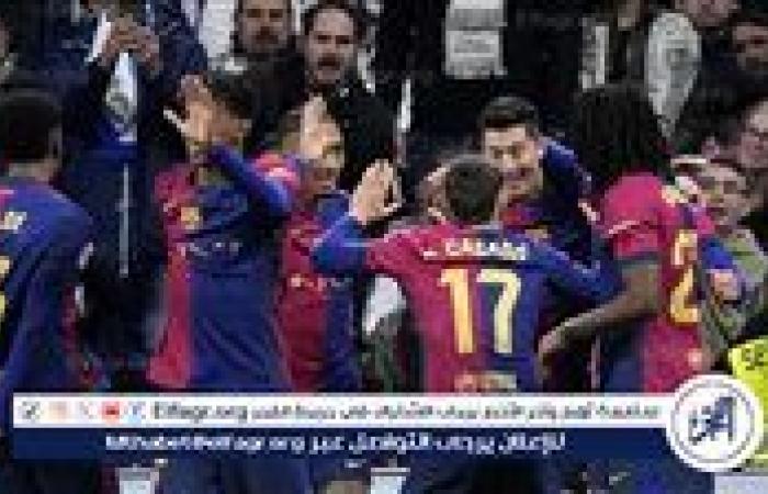 رافينيا يسجل الهدف الرابع لبرشلونة أمام ريال مدريد " شاهد الفيديو"