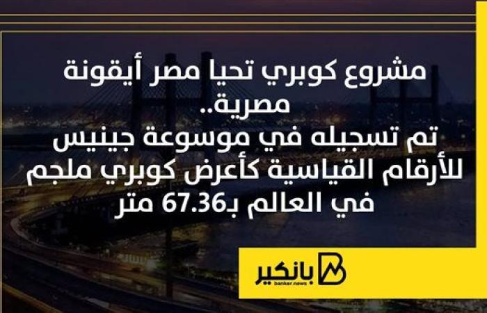 مشروع كوبري تحيا مصر أيقونة مصرية..تم تسجيله في موسوعة جينيس للأرقام القياسية