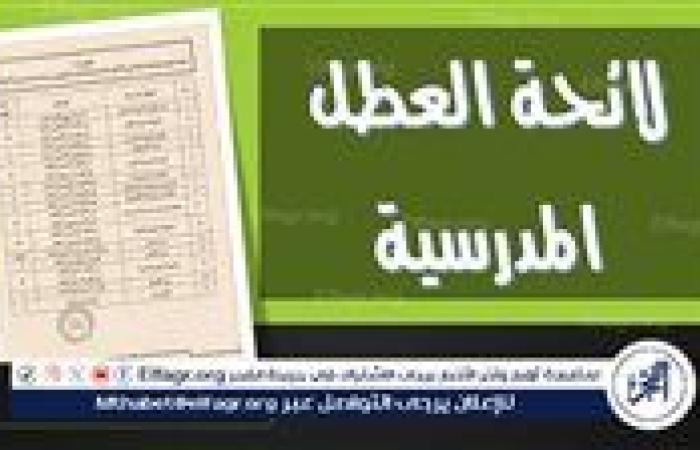 عاجل - لائحة العطل المدرسية 2024-2025 في المغرب.. جدول العطلات الرسمية للطلاب