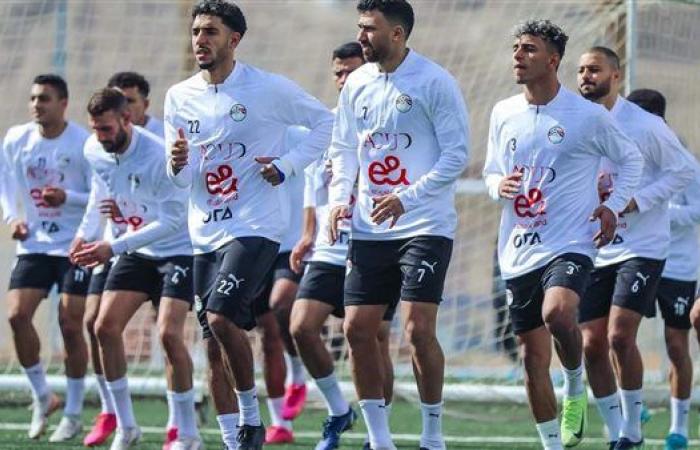 منتخب مصر يخوض تدريبا صباحيا بإستاد الدفاع الجوي