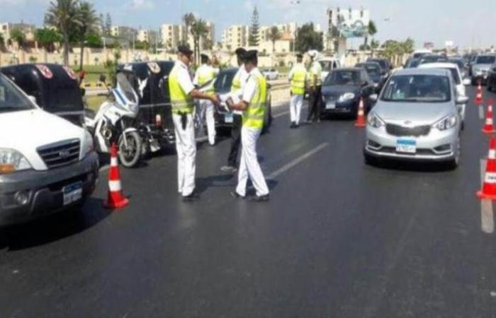 رادار المرور يلتقط 1216 سيارة تسير بسرعات جنونية فى 24 ساعة