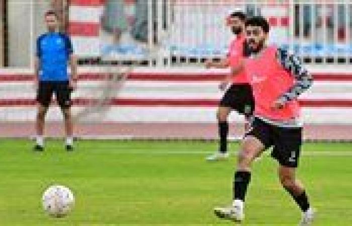 مصطفي الزناري ينتظم في تدريبات الزمالك لمواجهة المصري في الدوري