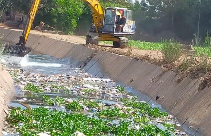 رفع 25 ألف طن تراكمات من الترع والمصارف  خلال شهر نوفمبر بالمنوفية