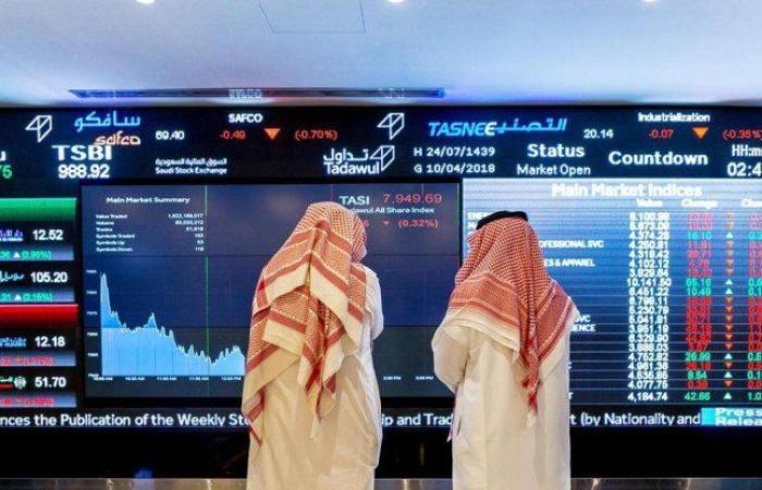 ارتفاع مؤشر سوق الأسهم السعودية ليغلق عند مستوى 11955.24 نقطة