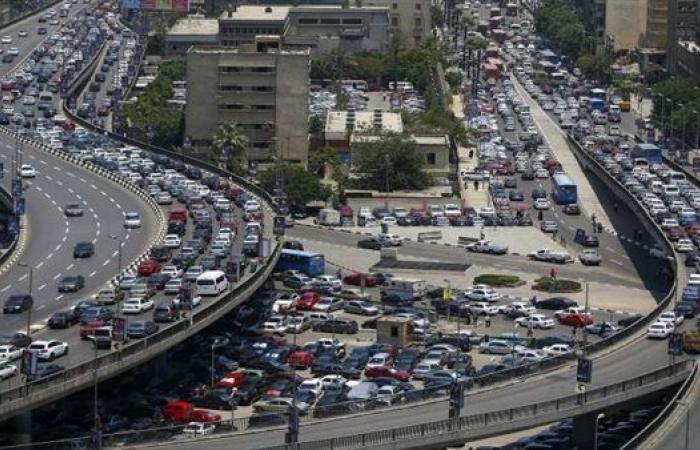 كثافات مرورية على أغلب طرق ومحاور القاهرة الكبرى