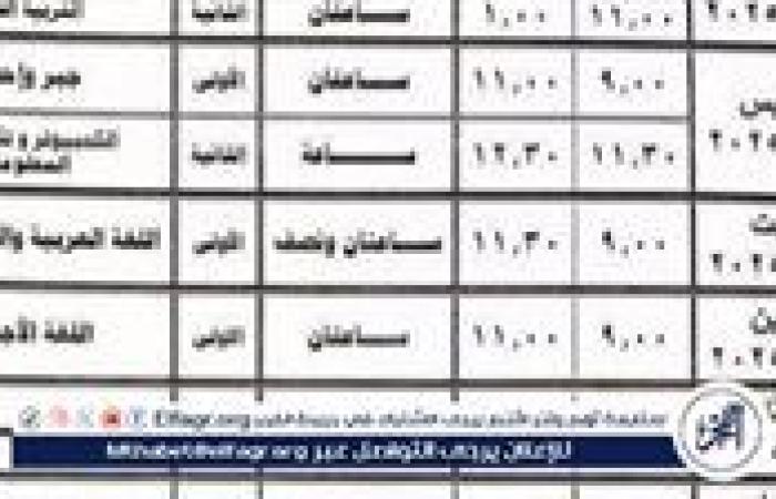 عاجل - موعد امتحانات نصف العام 2025 رسميا لجميع المراحل الدراسية (ابتدائي وإعدادي وثانوي)