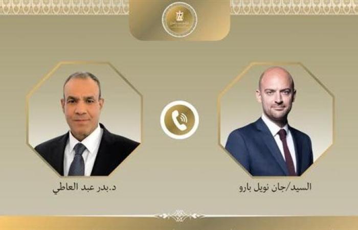 وزير الخارجية يستعرض لنظيره الفرنسي محددات الموقف المصري من التطورات في سوريا