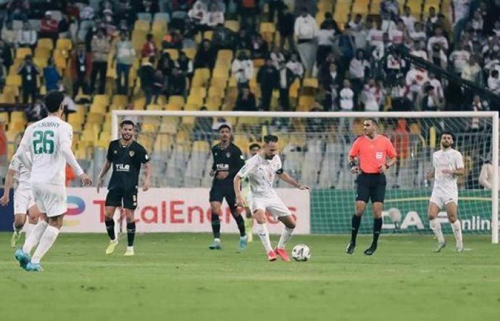 كأس الكونفدرالية| التعادل السلبى يسيطر على مباراة الزمالك والمصرى