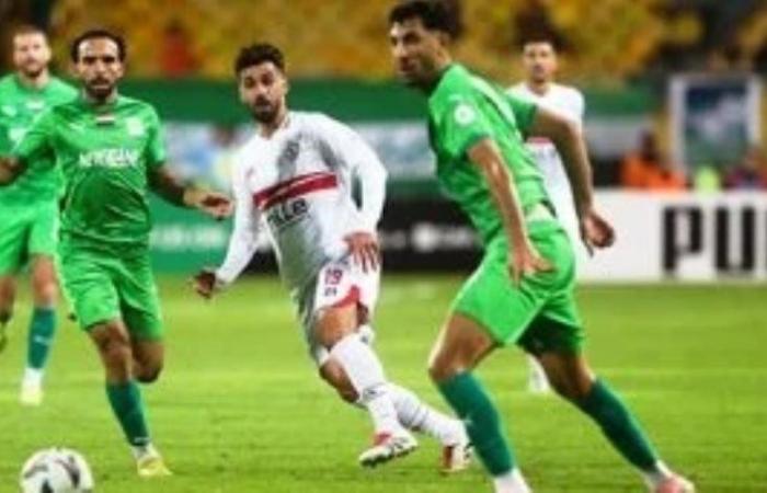 وصول حافلة الزمالك استاد برج العرب استعدادًا لمواجهة المصرى فى الكونفدرالية