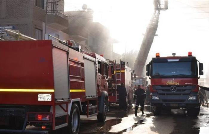 السيطرة على حريق محل تحت الإنشاء بالقرب من بوابة نادي الزمالك في العجوزة