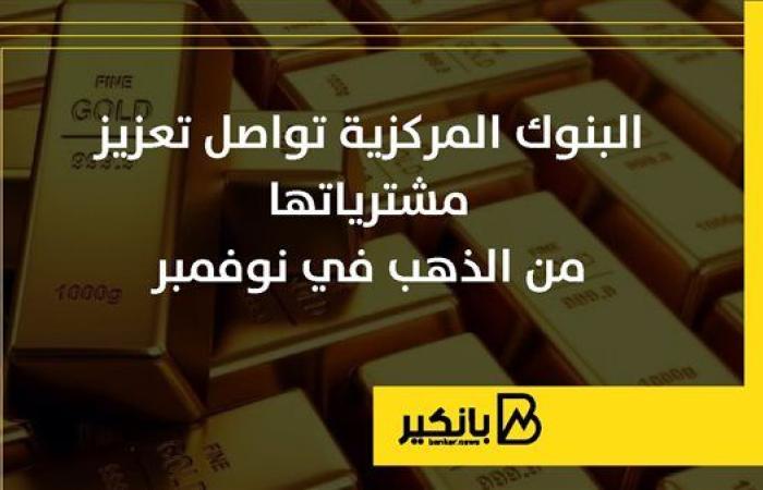 البنوك المركزية تواصل تعزيز مشترياتها من الذهب في نوفمبر