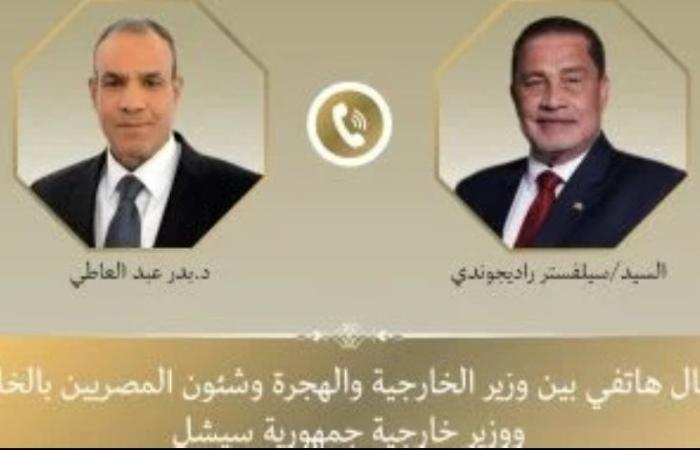 وزير خارجية سيشل لبدر عبد العاطى: نقدر دور مصر الإقليمى والدولى