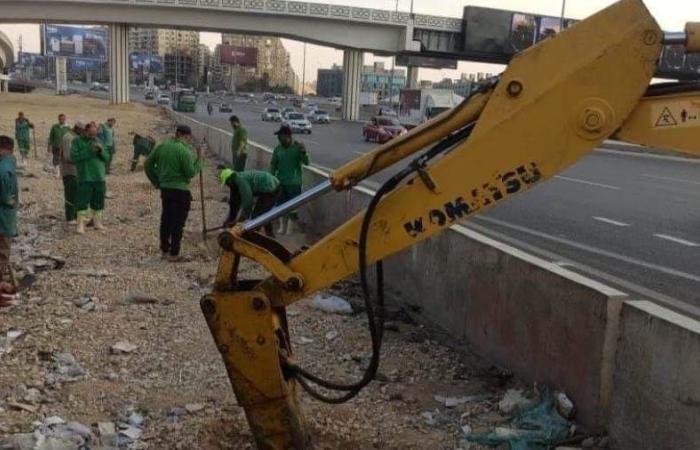 بدء مشروع  تشجير الطريق الدائري بمحافظات القاهرة الكبري