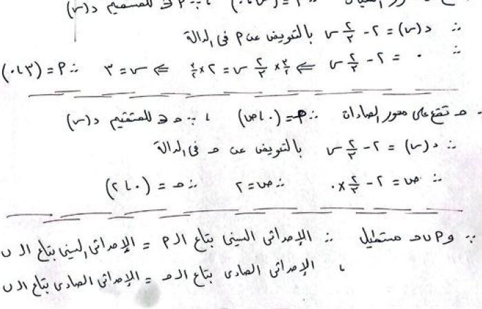 مراجعات نهائية.. حل 11 مسألة في الرسومات لـ جبر الصف الثالث الإعدادي