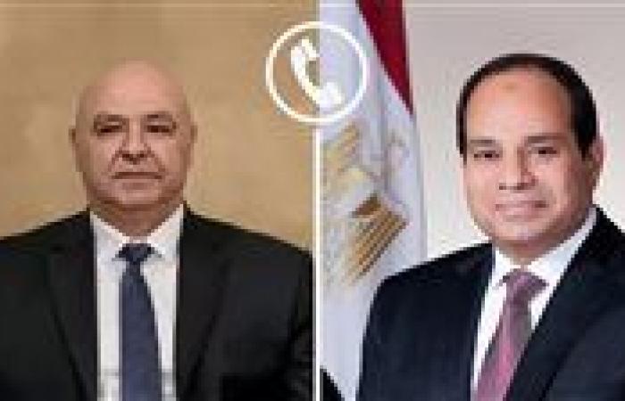 الرئيس السيسي يهنئ جوزيف عون على انتخابه رئيساً للبنان