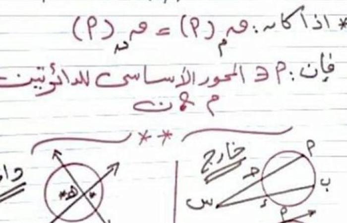 أبرز 6 مراجعات في ليلة امتحان الرياضيات اولى ثانوي.. مش هاتفوتها