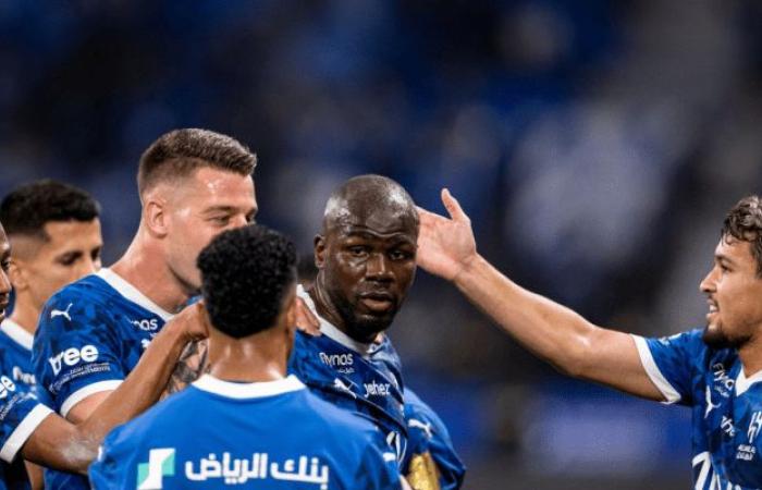 رقم إعجازي يتحقق بعد هدف كوليبالي في مباراة الهلال والفتح