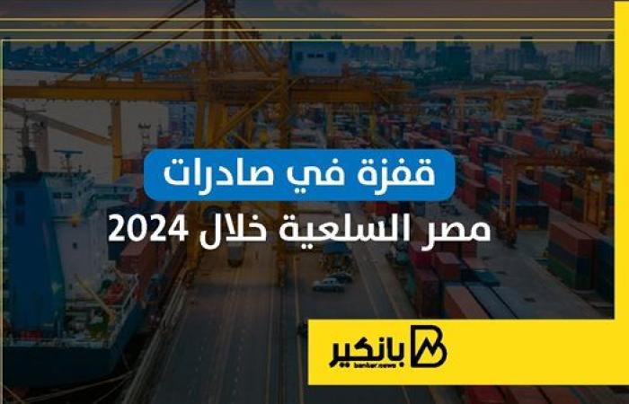 قفزة في صادرات مصر السلعية خلال 2024 | إنفوجراف