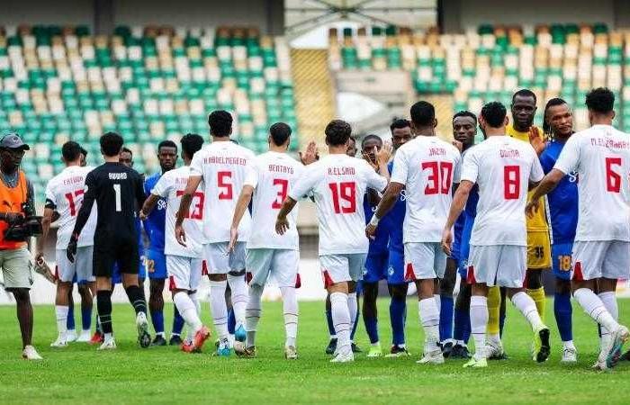 الزمالك يكتفي بالتقدم على إنيمبا النيجيرى بهدف فى الشوط الأول