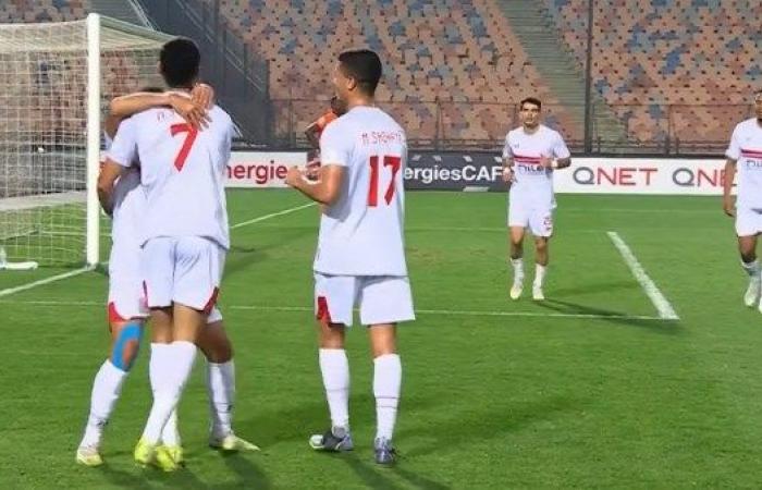 الزمالك يتقدم على إنيمبا بهدف شلبي في الشوط الأول بالكونفدرالية