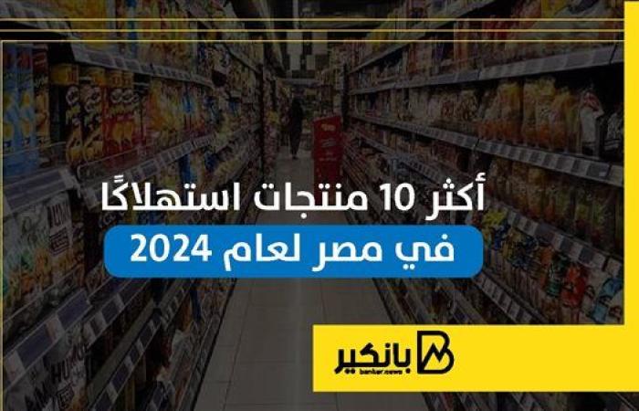 أكثر 10 منتجات استهلاكا في مصر لعام 2024 | إنفوجراف