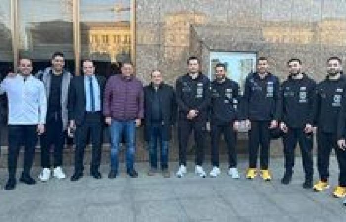 سفيرنا في كرواتيا يودع منتخب اليد ويؤكده فخره بما قدمه الفراعنة في المونديال