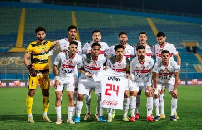 دعم خاص من لاعبي الزمالك مع زميلهم في مباراة بيراميدز بالدوري