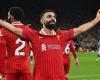 محمد صلاح يتصدر التشكيل المثالي فى الدورى الإنجليزى